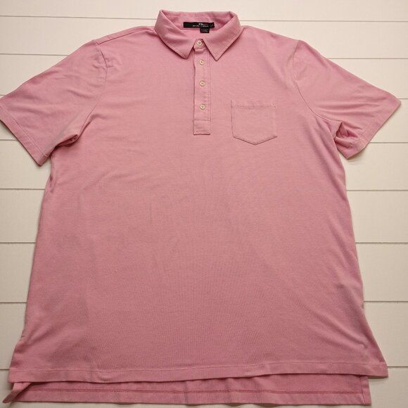 Ralph Lauren RLX Pink Performance Polo Shirt XL Stretch Athletic Preppy Golf - Picture 2 of 8